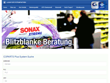 Tablet Screenshot of coparts-plus-system.de